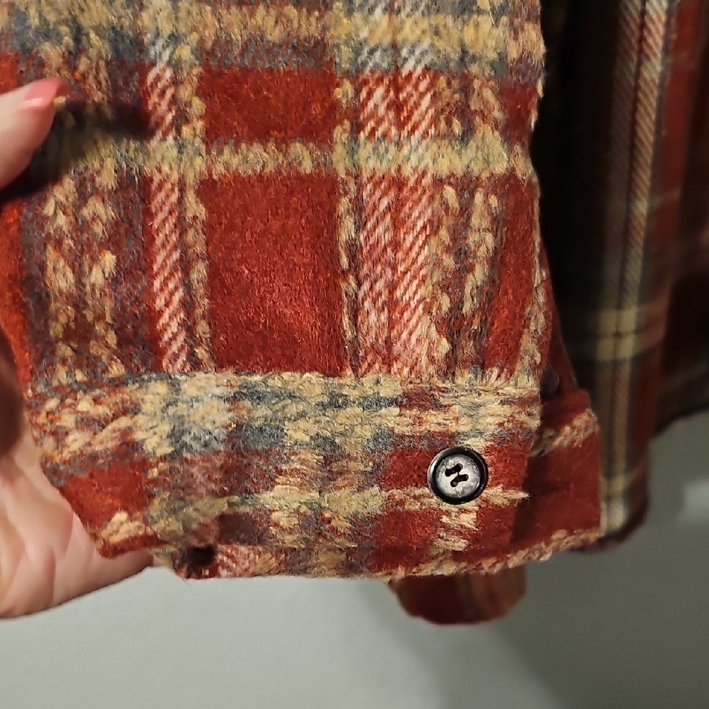 ADORA Red Plaid Women's Sweater - Picture 6 of 6